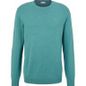 Кофта basic crew neck sweater 1027661-30277 Tom Tailor XXXL Бірюзовий 1027661-30277