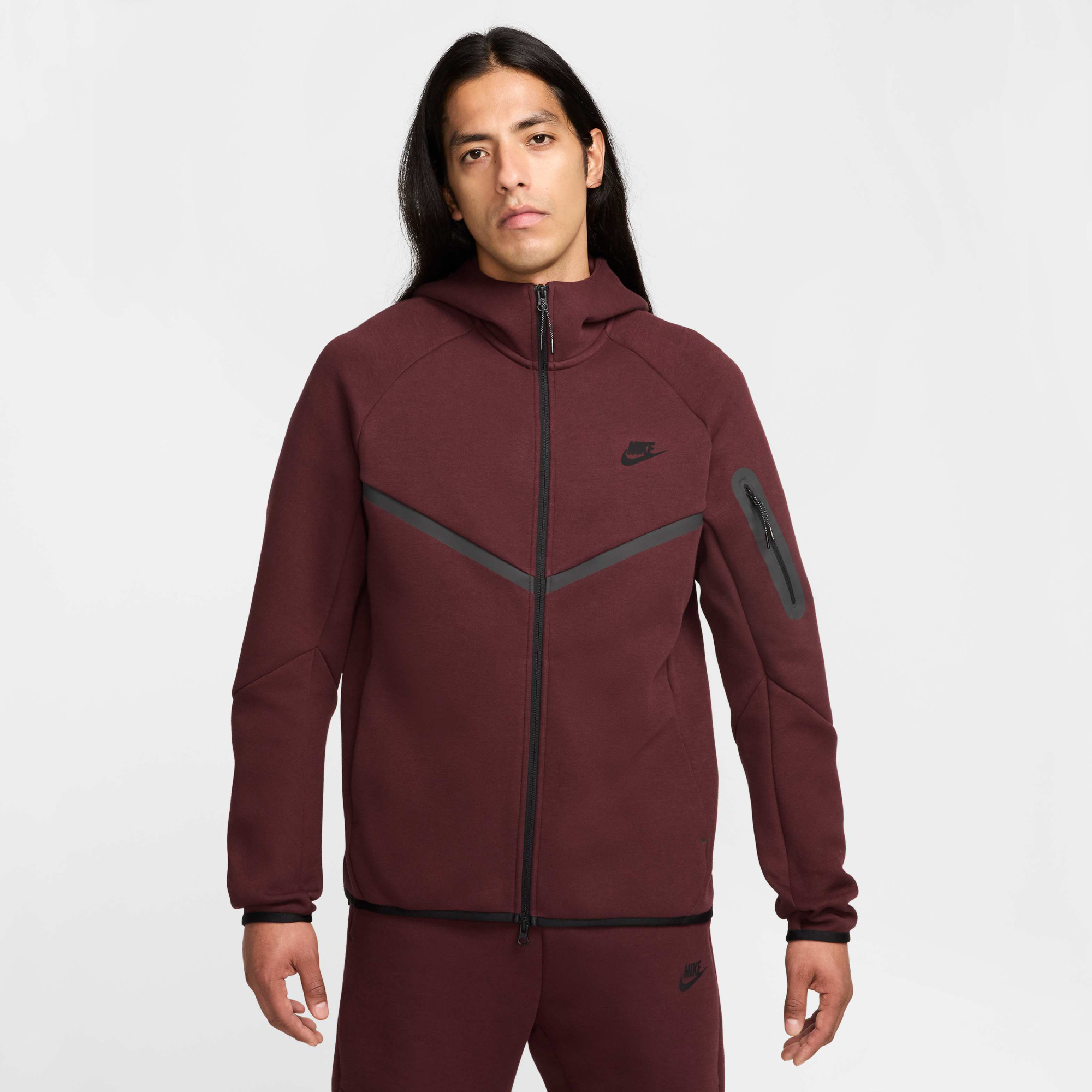 Толстовка чоловіча Nike Tech Fleece Fz Wr Brown HV0949-652