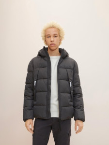 Куртка puffer jacket 1032429-29999 Tom Tailor M Чорний 1032429-29999