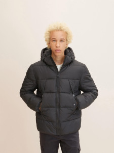 Куртка puffer jacket 1032429-29999 Tom Tailor M Чорний 1032429-29999