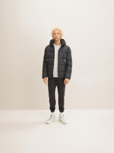 Куртка puffer jacket 1032429-29999 Tom Tailor M Чорний 1032429-29999