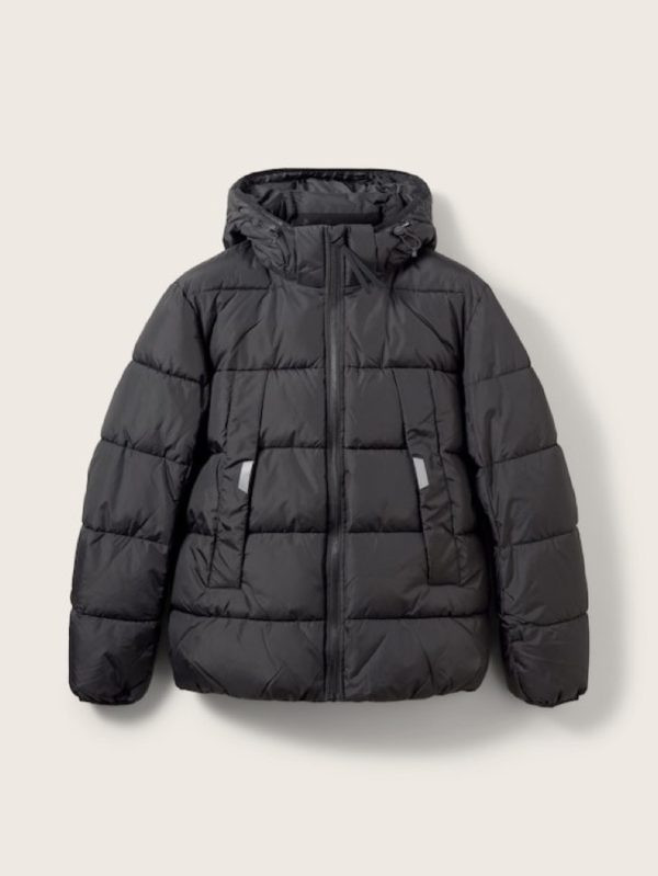 Куртка puffer jacket 1032429-29999 Tom Tailor M Чорний 1032429-29999