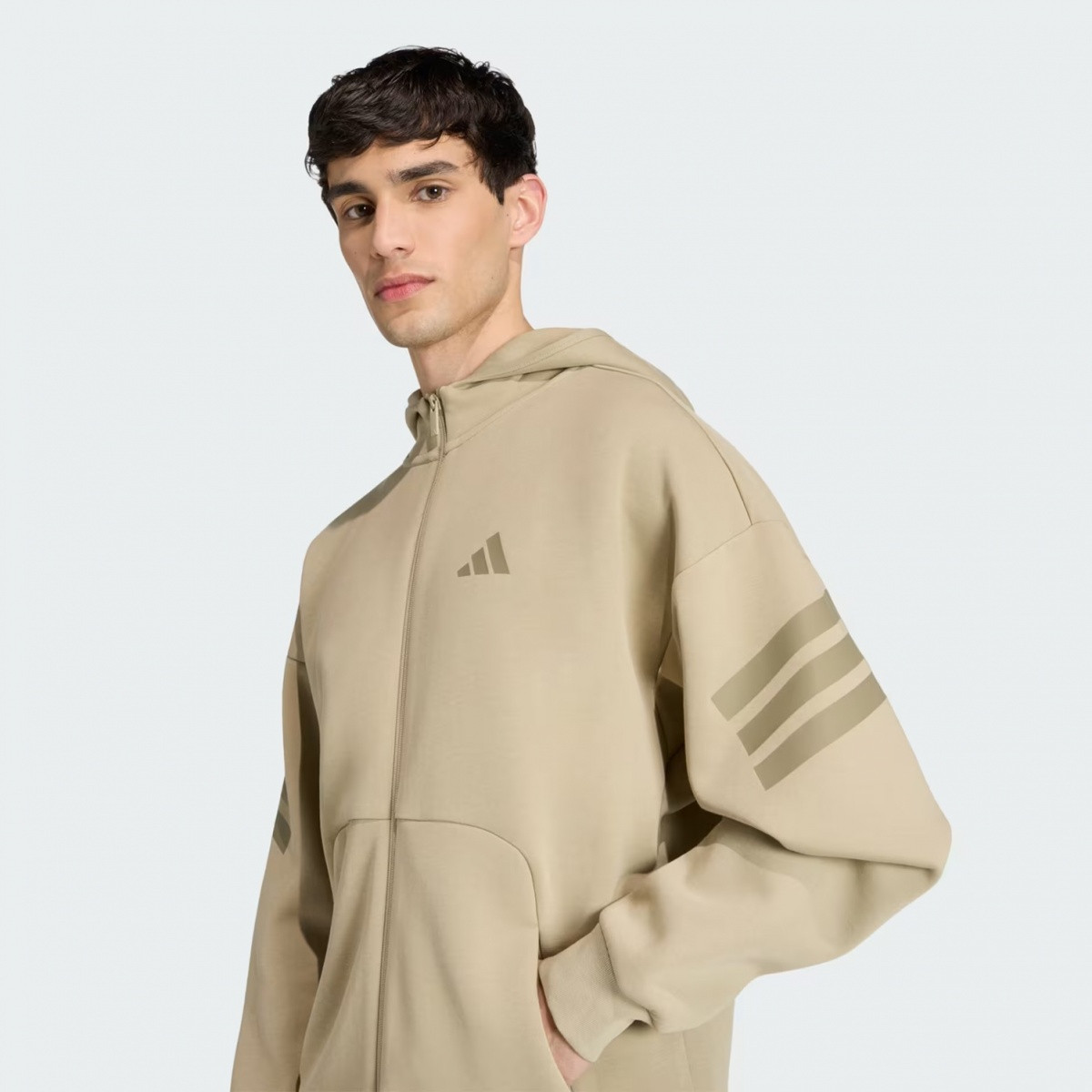 Толстовка M FI 3S FZ KD5230 Adidas L Бежевий KD5230