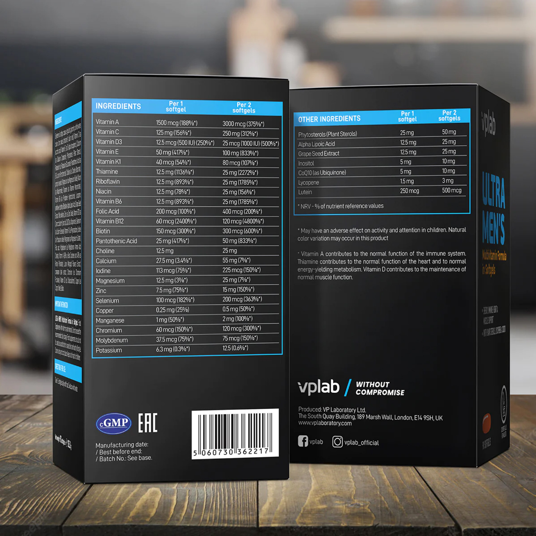 Софт гелеві капсули Ultra Men's Multivitamin - 90 softgels 2022-10-0274