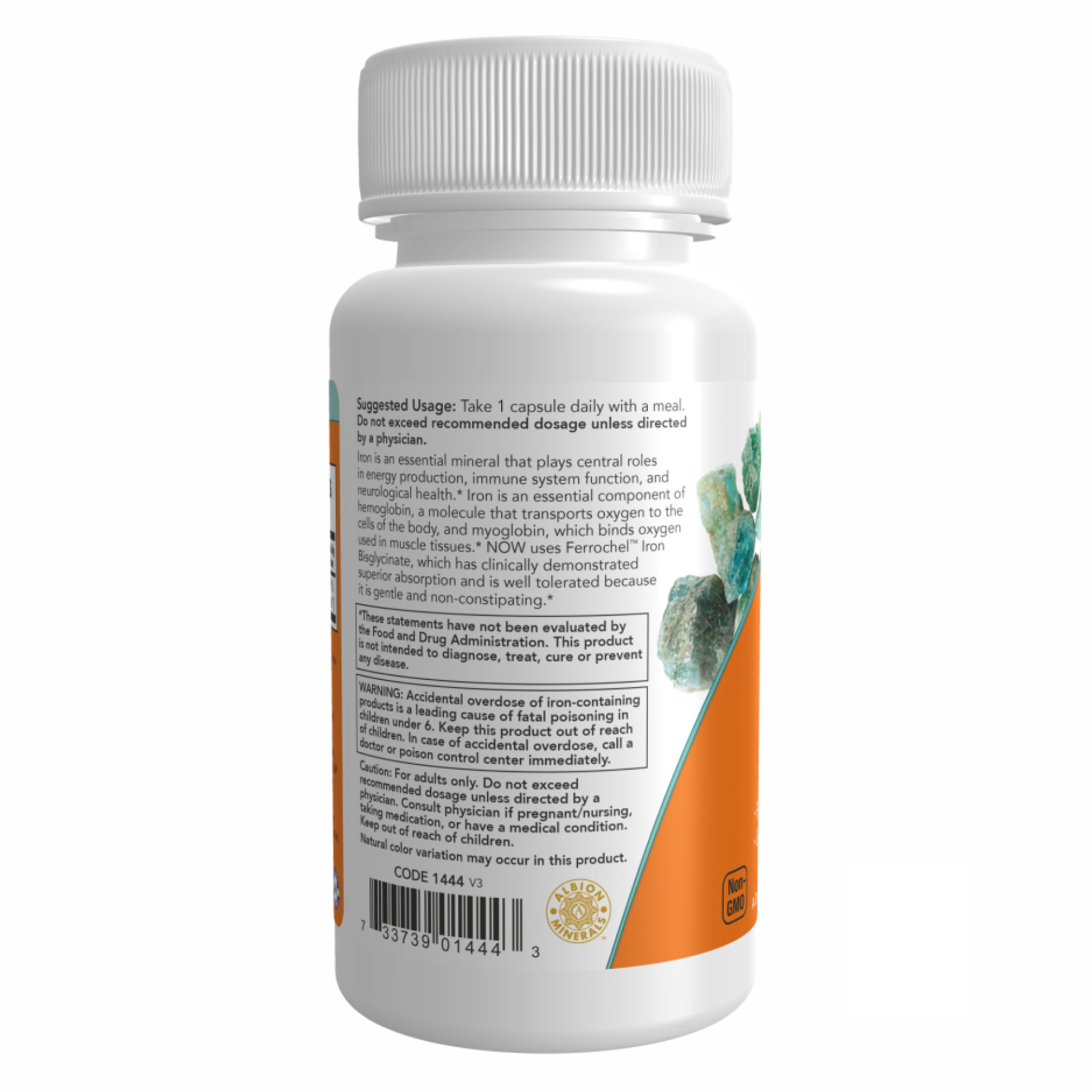 Капсули Iron 36mg Ferrochel - 90 vcaps 2022-10-0036