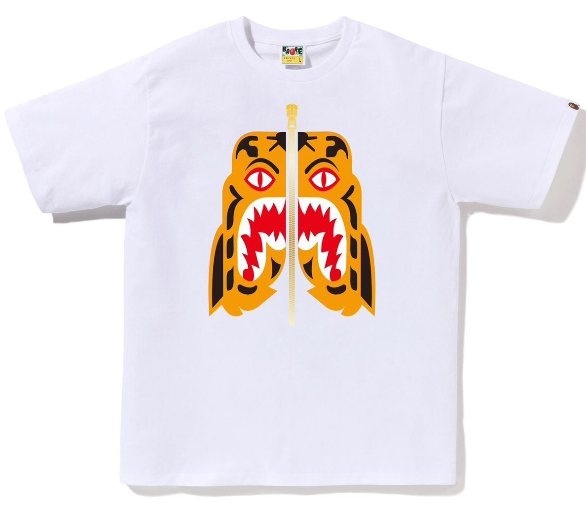 Футболка A BATHNIG APE Men's COLORS TIGER TEE 1L30110021