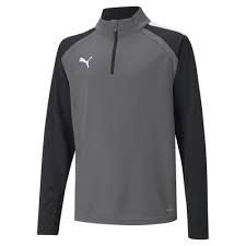 Джемпер PUMA teamLIGA 1/4 Zip Kids 657237-13, Цвет Серый, Размер (Европа) - 116cm 657237-13