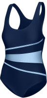 Купальник закритий для жінок Aqua Speed STELLA LADY 8657 чорний, блакитний Жін 36 299-41