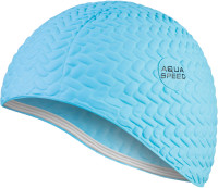 Шапочка для плавання Aqua Speed BOMBASTIC TIC-TAC 5715 світло-блакитний Жін OSFM 117-02