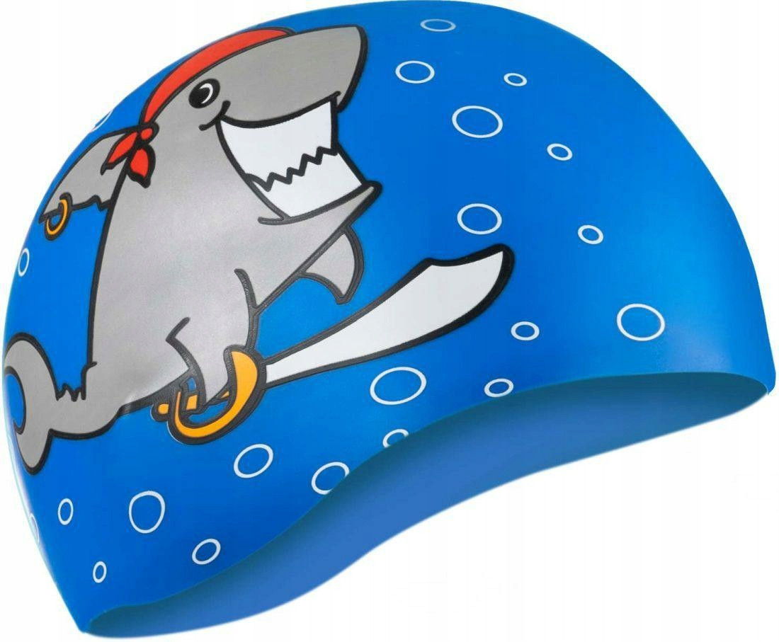Шапочка для плавання Aqua Speed KIDDIE Shark 1783 синій Діт OSFM 142-SHARK