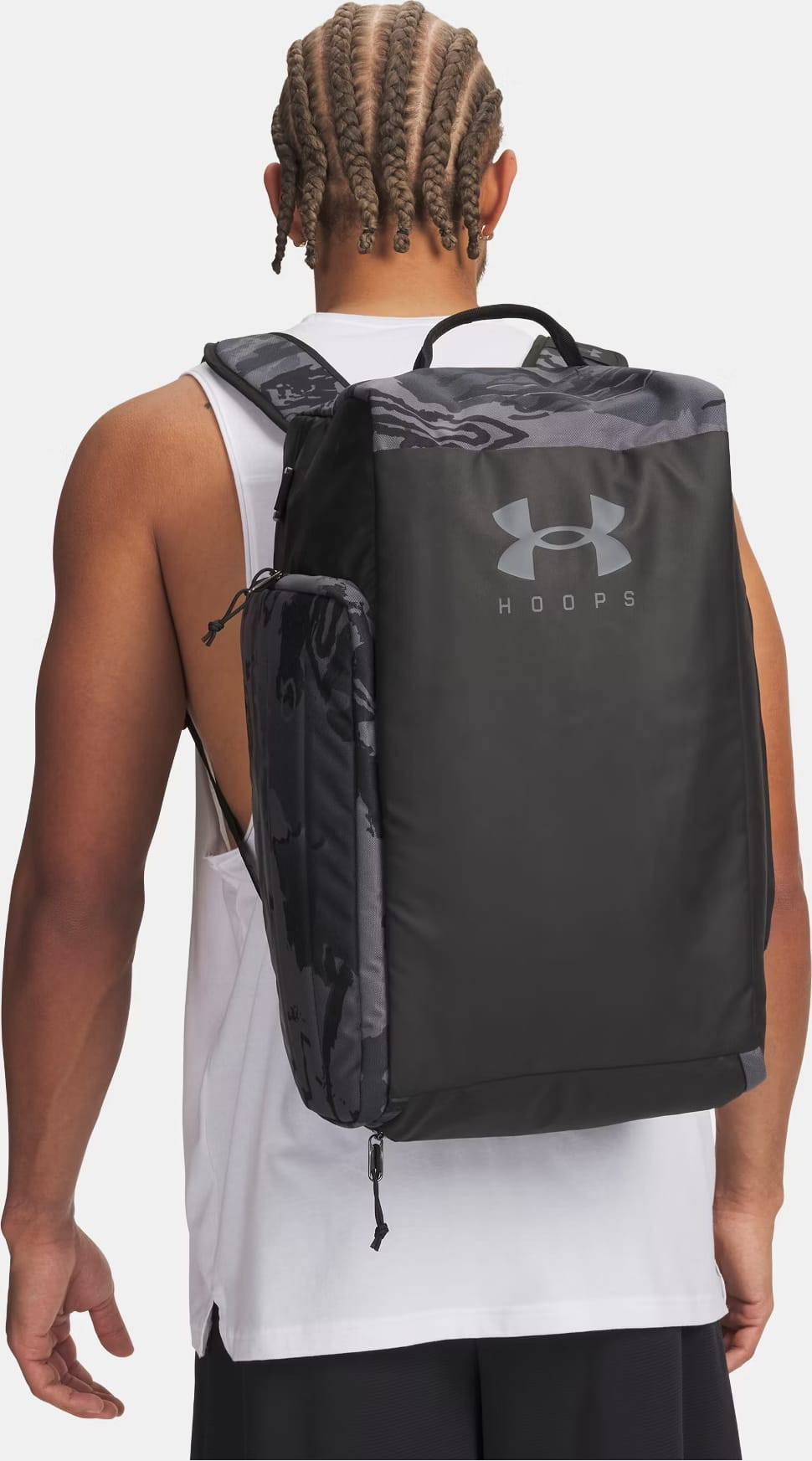 Сумка Under Armour Contain Duo SM BP Duffle 40L чорний 55 x 40 x 28 см (1381920-003) 1381920-003