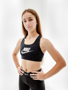 Топ Nike W NK DF SWSH CB FUTURA GX BRA DM0579-010