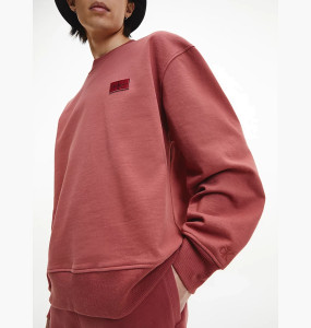 Футболка Calvin Klein Shrunken Badge Crew Neck Terracotta Tile J30J321544