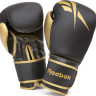 Рукавиці боксерські Reebok Boxing Gloves чорний, золотистий Чол 10 унцій RSCB-11117GB-10