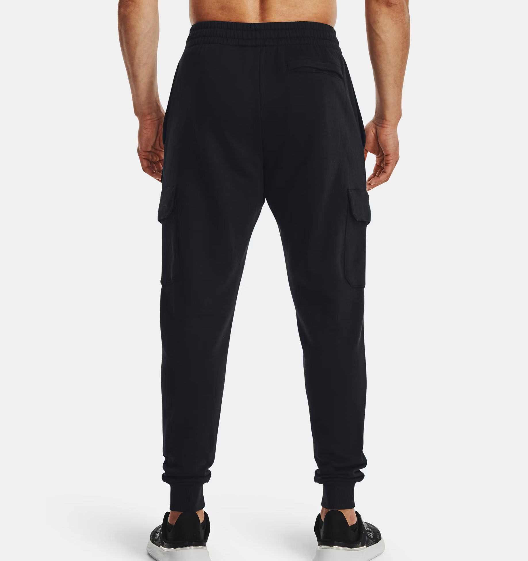 Штани спортивні UA Rival Fleece Cargo Jogger Чол XL 1382134-001