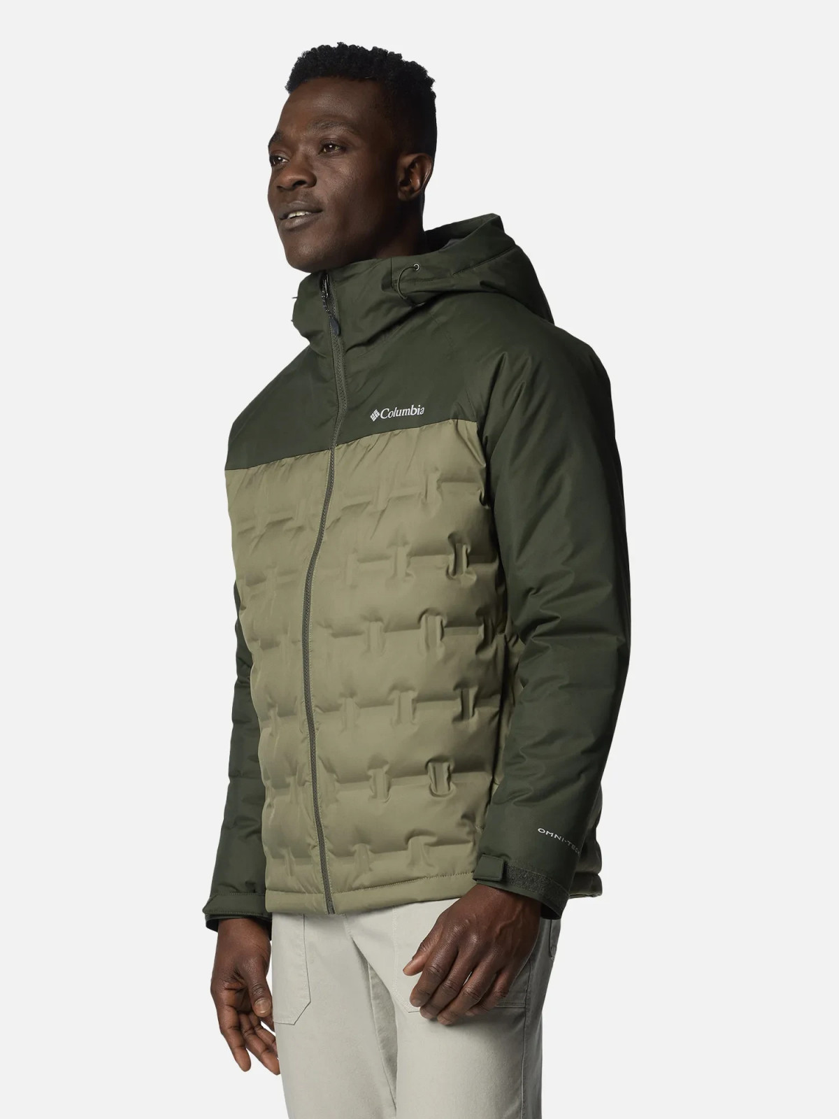 Куртка пухова Grand Trek™ III Down Hooded Jacket 2086111CLB-397 Columbia L (50-52) Хакі 2086111CLB-397