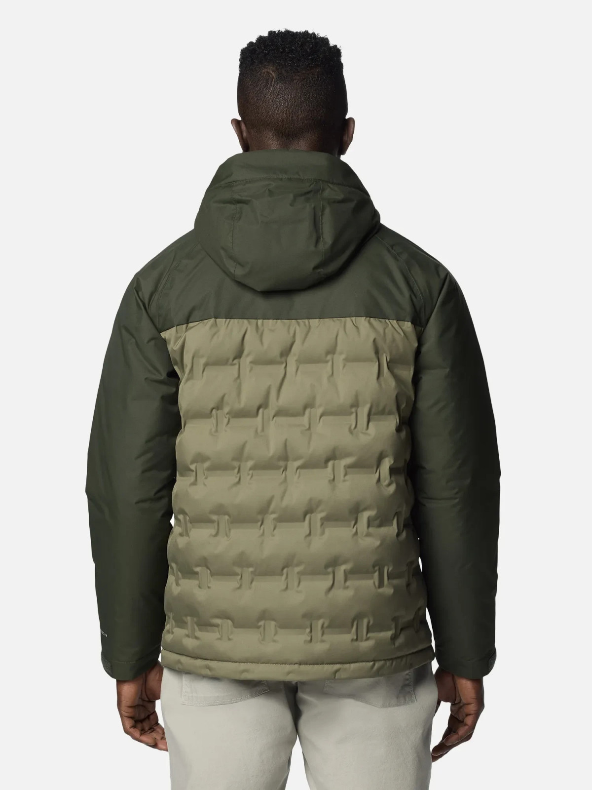 Куртка пухова Grand Trek™ III Down Hooded Jacket 2086111CLB-397 Columbia L (50-52) Хакі 2086111CLB-397