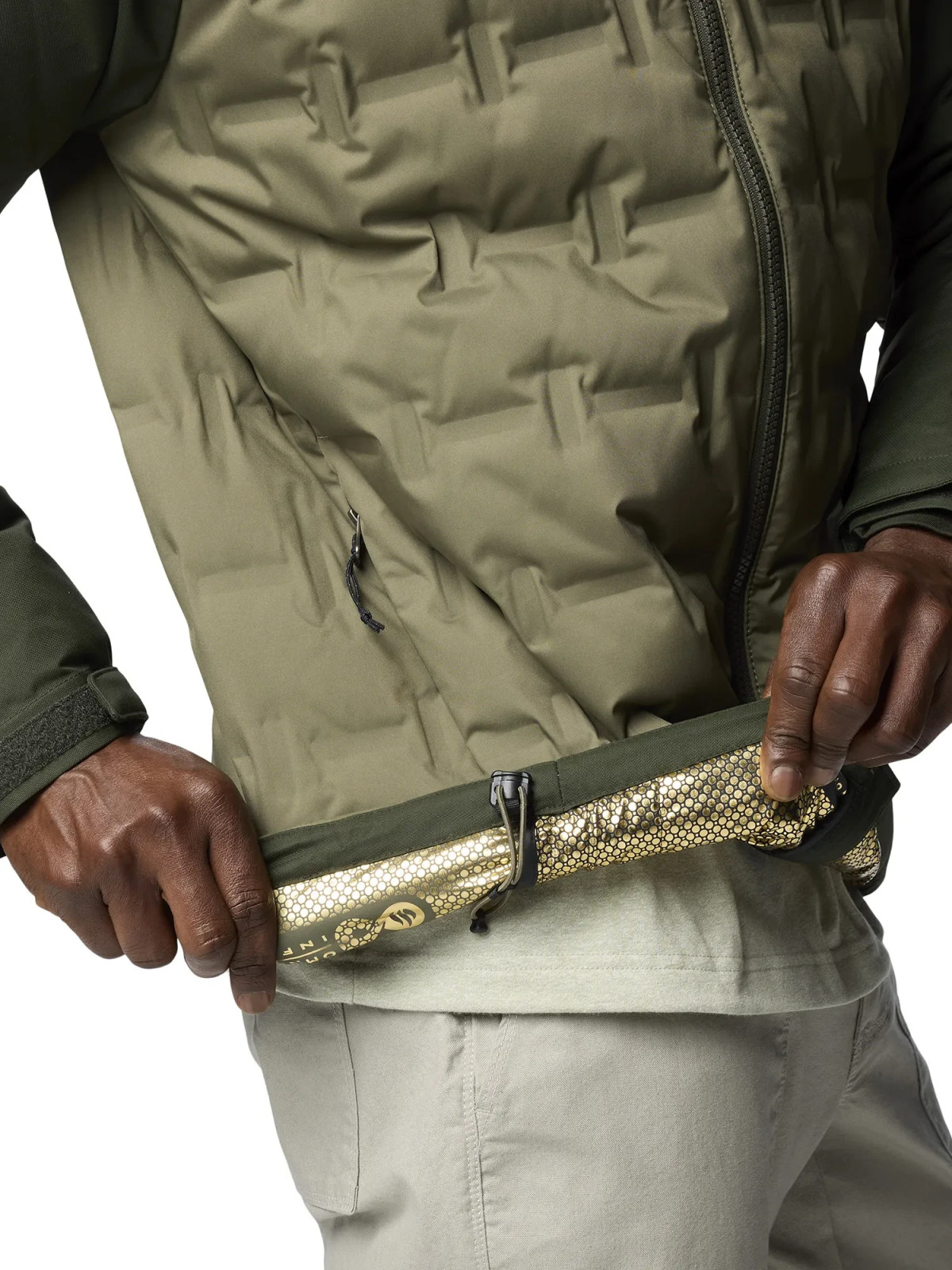 Куртка пухова Grand Trek™ III Down Hooded Jacket 2086111CLB-397 Columbia L (50-52) Хакі 2086111CLB-397