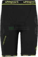 Термобілизна шорти для воротаря Uhlsport BIONIKFRAME UNPADDED SHORT чорно-жовті 1005640 01 1005640-01