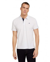 Поло basic polo with contrast 1027713XX1020000 Tom Tailor XL Білий 1027713XX1020000