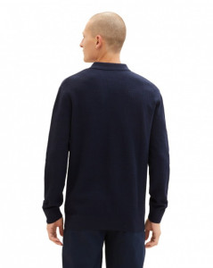 Поло з довгими рукавами 1038209-13160 Tom Tailor L Темно-синій 1038209-13160