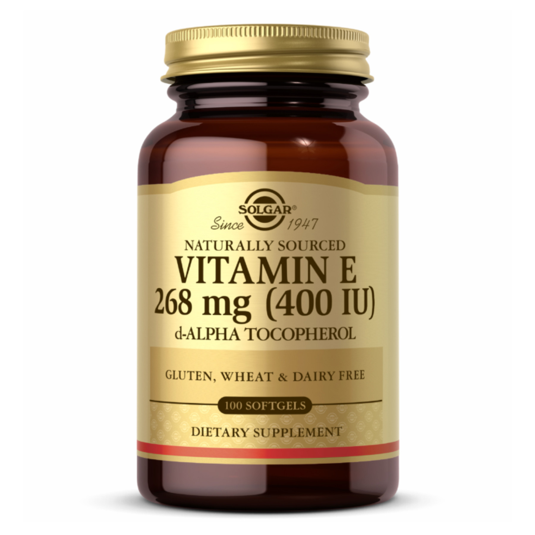 Софт гелеві капсули Vitamin E 400 IU d-Alpha Tocopherol - 100 Softgels 2022-10-0751