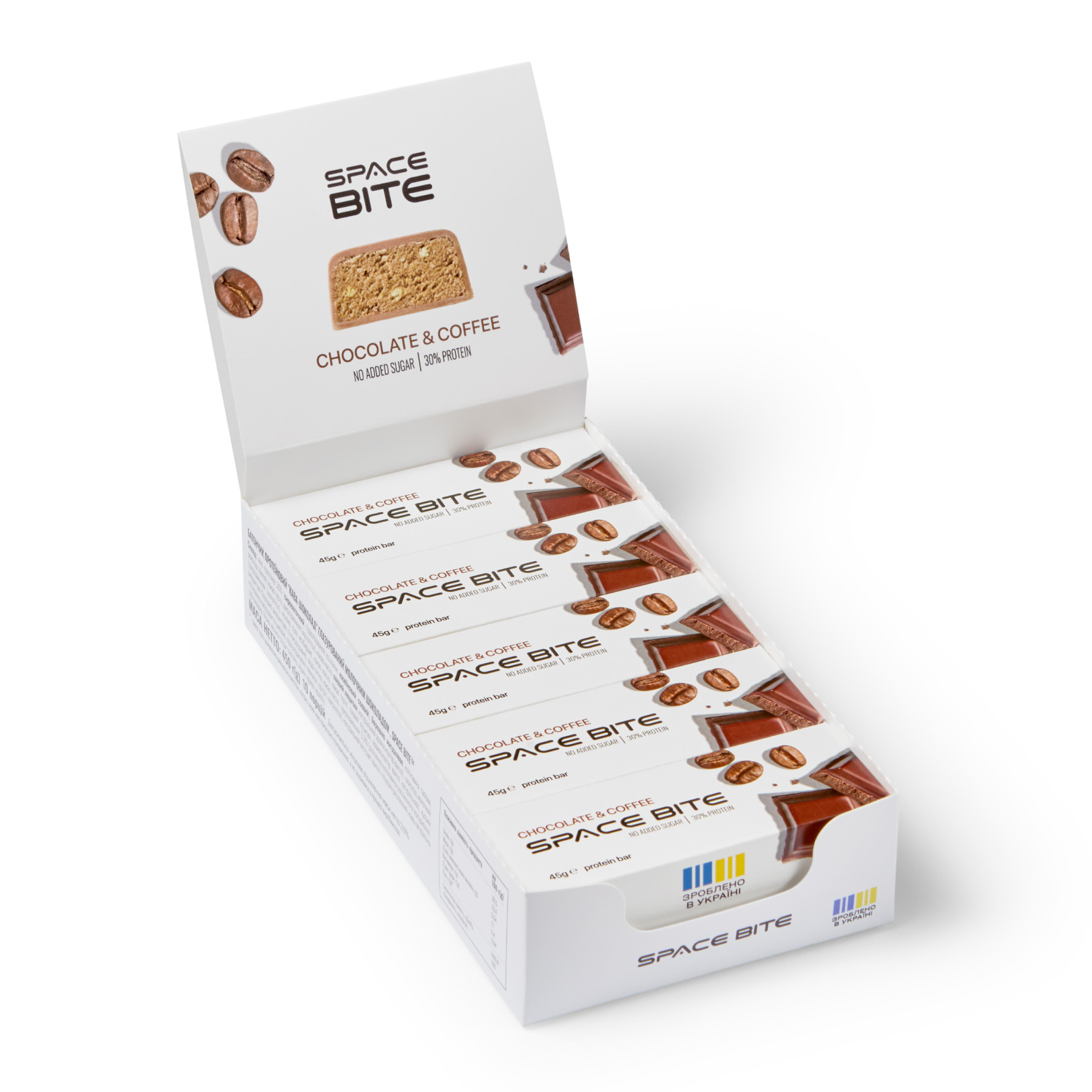 Батончик Space Bite - 10x45g Chocolate Coffe 2023-10-4658