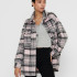 Куртка ONLROSIE CHECK OVERSIZED SHACKET OTW 15235611 Lilac Sachet ONLY L Розовий 15235611LilacSachet