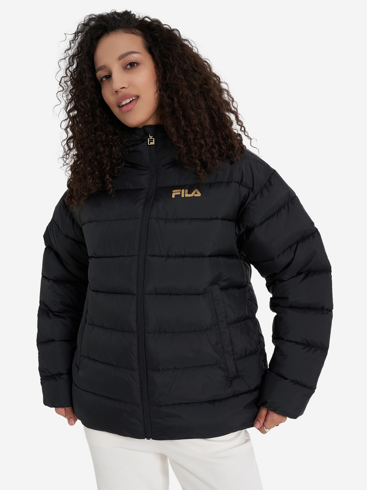 Куртка утеплена 129413FLA-99 FILA 46-48 Чорний 129413FLA-99