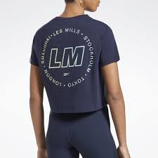 Футболка Reebok LM SS Crop GN5987