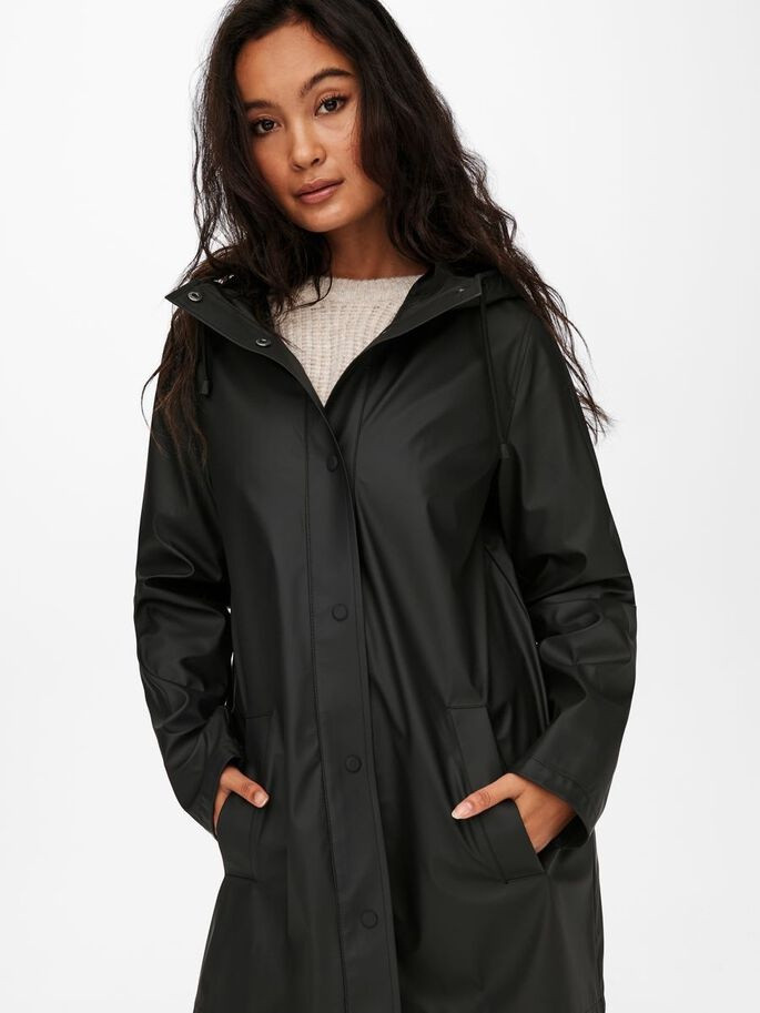Плащ дощовик ONLELLEN RAINCOAT CC OTW 15234052-Black ONLY L Чорний 15234052-Black
