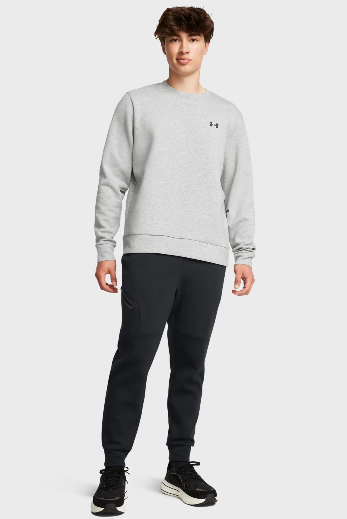 Штани спортивні UA Unstoppable Flc Jgr EU 1389353-001 Under Armour S Чорний 1389353-001