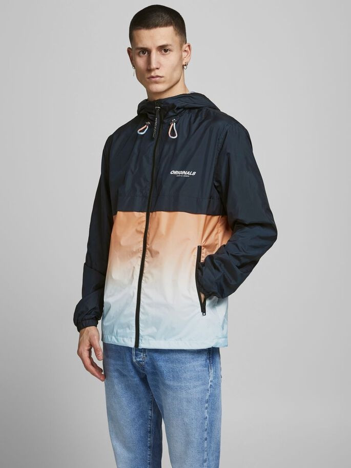 Вітровка JORDUBLIN LIGHT JACKET 12188862 Dark Navy Jack&Jones S Темно-синій 12188862DarkNavy