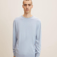 Кофта basic crew neck sweater 1027661-30312 Tom Tailor XXXL Блакитний 1027661-30312