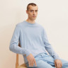 Кофта basic crew neck sweater 1027661-30312 Tom Tailor XXXL Блакитний 1027661-30312