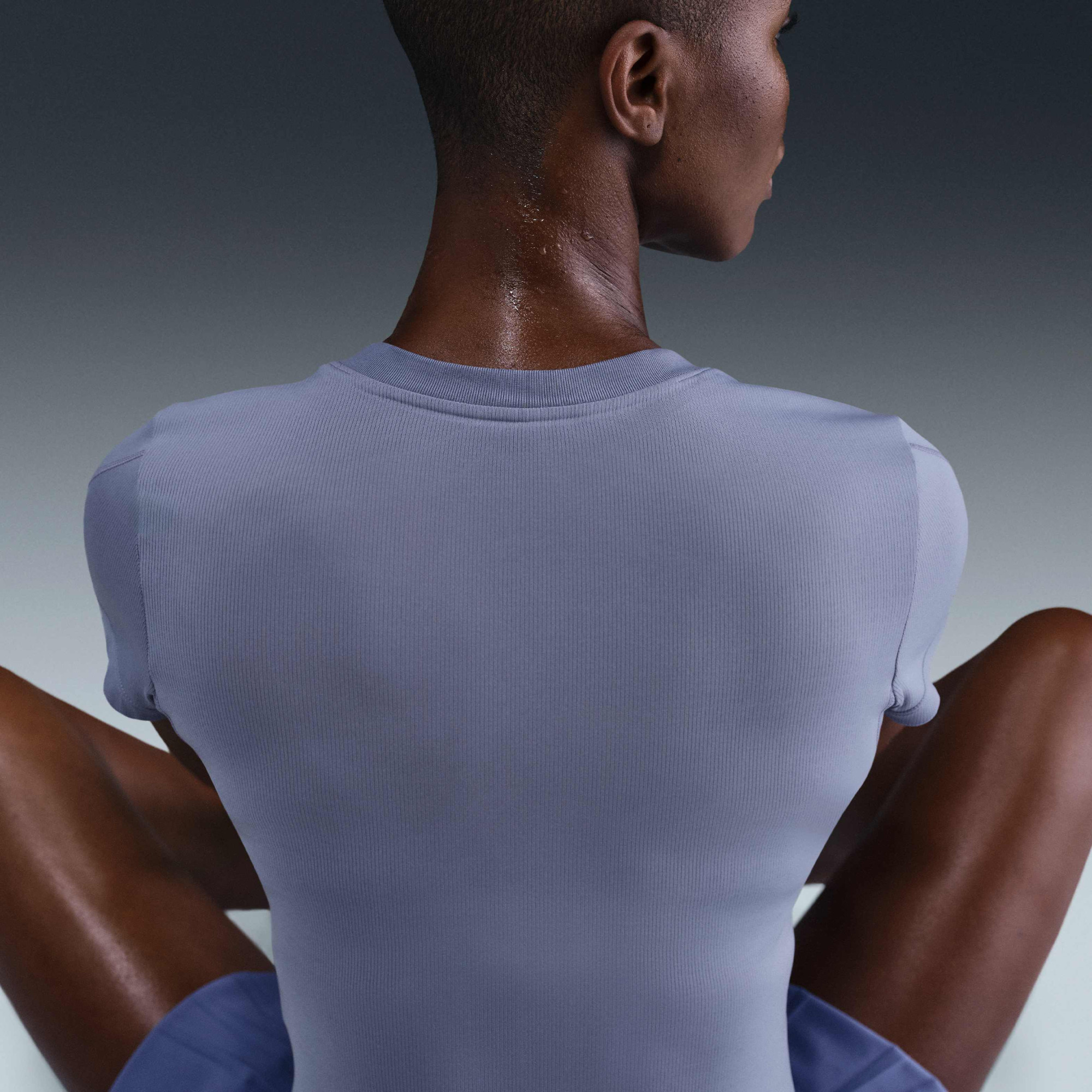 Футболка жіноча Nike Court Advantage WomenS Dri-Fit Short-Sleeve Tennis Top Violet HQ2994-499