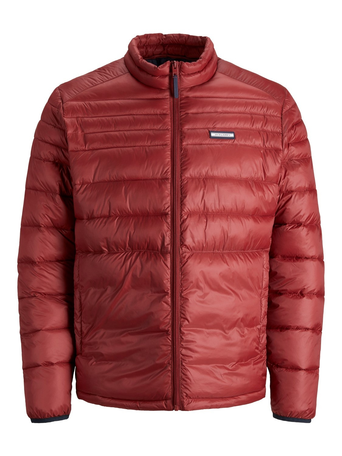 Куртка JJEACE PUFFER COLLAR STS 12189878-Red Dahlia Jack & Jones L Червоний 12189878-RED DAHLIA