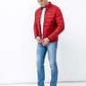 Куртка JJEACE PUFFER COLLAR STS 12189878-Red Dahlia Jack & Jones L Червоний 12189878-RED DAHLIA