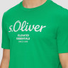 Футболка T-shirt à logo imprimé 2139909.75D1 s.Oliver L Зелений 2139909.75D1