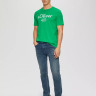 Футболка T-shirt à logo imprimé 2139909.75D1 s.Oliver L Зелений 2139909.75D1