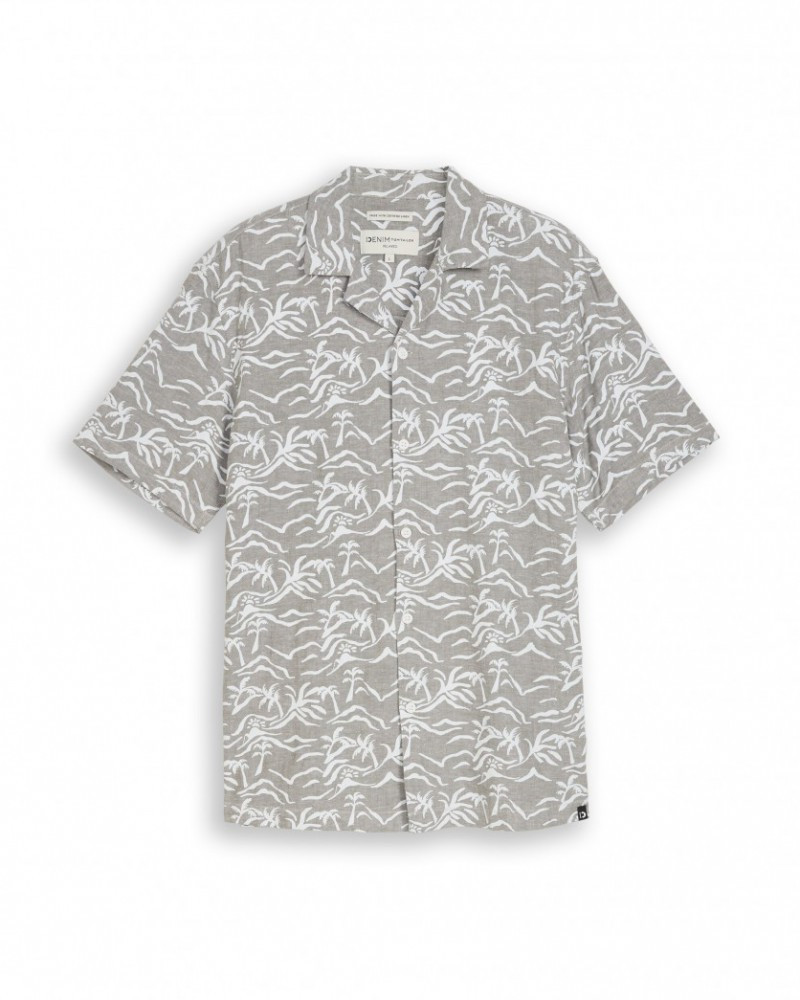 Сорочка DENIM men's shirt 1049657-39715 Tom Tailor M Сірий 1049657-39715