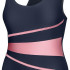 Купальник закритий для жінок Aqua Speed STELLA LADY 8658 чорний, рожевий Жін 36 299-35