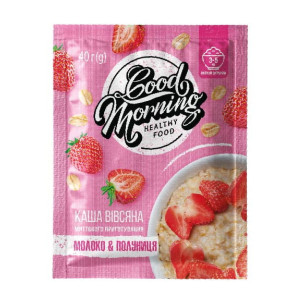 Софт гелеві капсули Good Morning Oatmeal - 30х40g Milk Strawberry 100-26-9853722-20