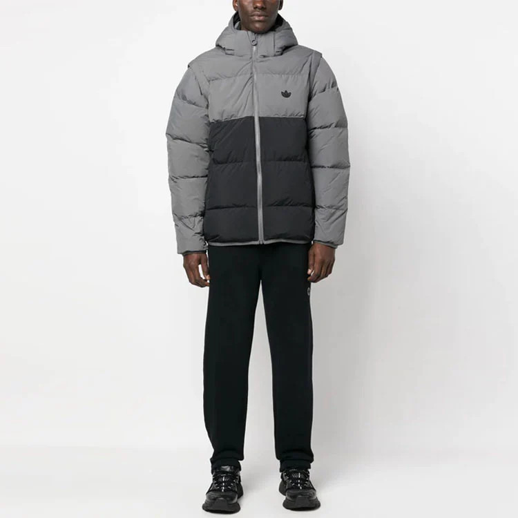 Пуховик Adidas Originals 3 in 1 (сіро-чорний) HL6787