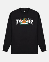 Лонгслів Thrasher THR X TOY MACHINE VORTEX 145588-BLA