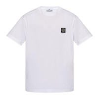 Футболка Stone Island White Crewneck T-shirt 811524113-V0001