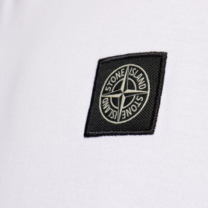 Футболка Stone Island White Crewneck T-shirt 811524113-V0001