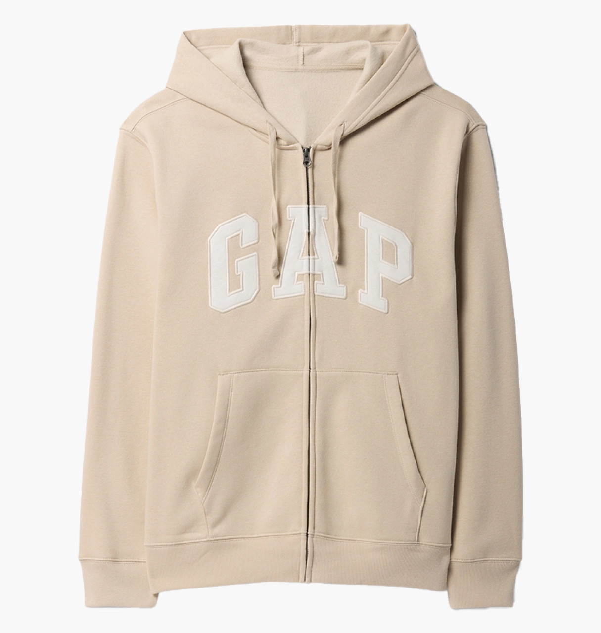 Толстовка чоловіча Gap Logo Zip Hoodie Beige 683050081 L 683050081