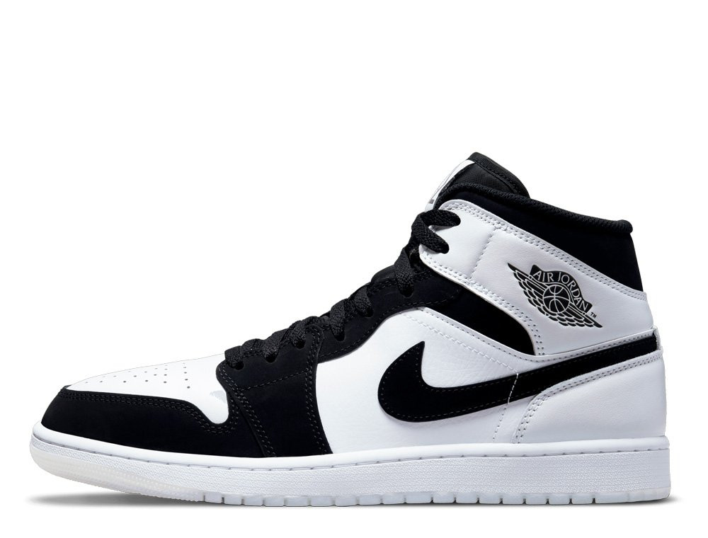 Кросівки AIR JORDAN 1 MID SE WHITE/BLACK DH6933-100