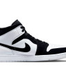 Кросівки AIR JORDAN 1 MID SE WHITE/BLACK DH6933-100